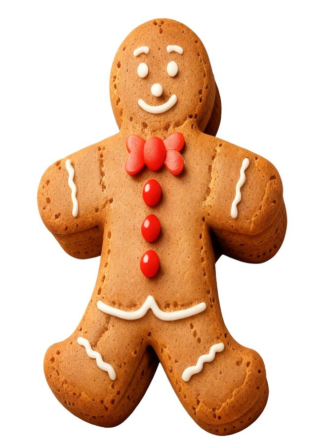 LLPMutu Christmas Gingerbread Man Molds Christmas Silicone Molds 10 Inch Large Gingerbread Man Mold Christma Baking Cake Pan with Gingerbread Mans for Baking Cake Cookie Chocolates Candy Jello Ice Cubes(Red) - Image 1
