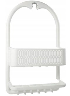 Primanova Plastic bathroom hanging shower caddy 2 layers 26 43 11 cm white  - Image 2