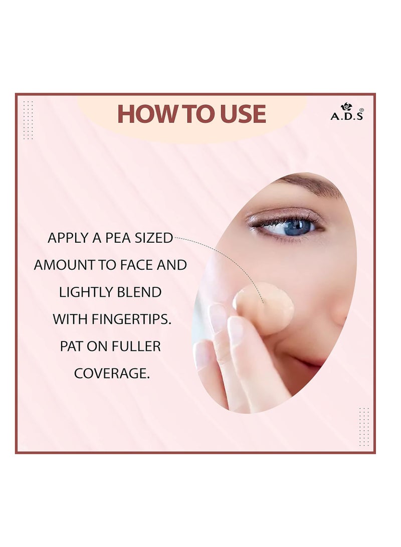 Ads White Invisible Liquid Foundation Matte Finish - Image 3