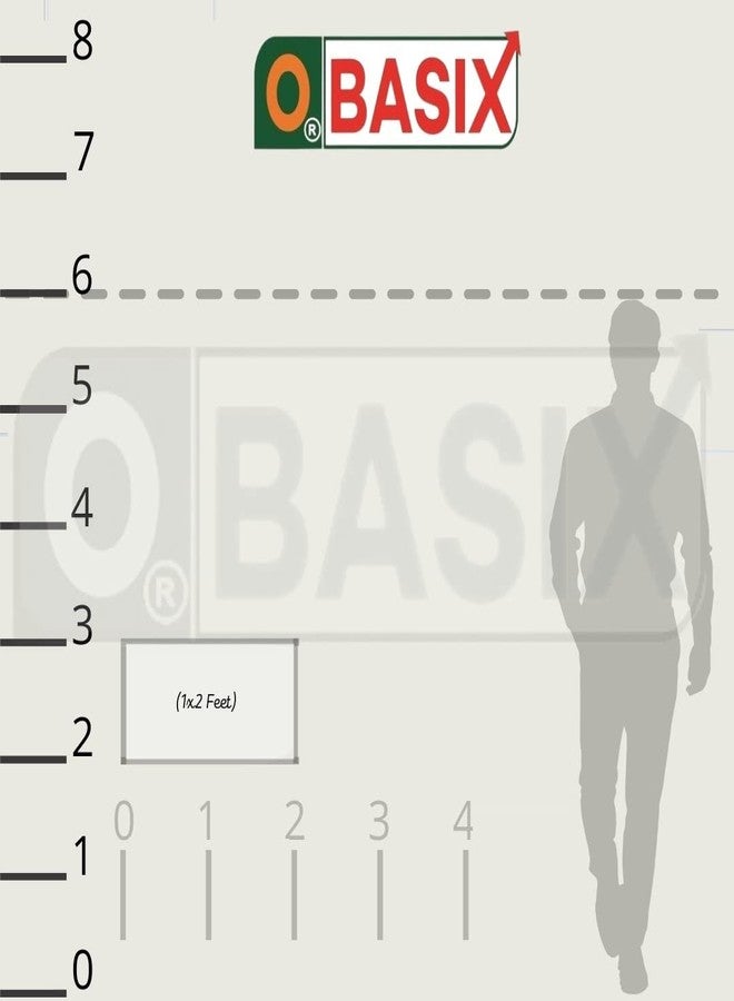 OBASIX Pin-up Bulletin Notice Board (1x2Feet) for School College Office|Superior Series Pin Up Board with 20 Push-pins| Powder Coated Black Frame-Olive Green - Image 4