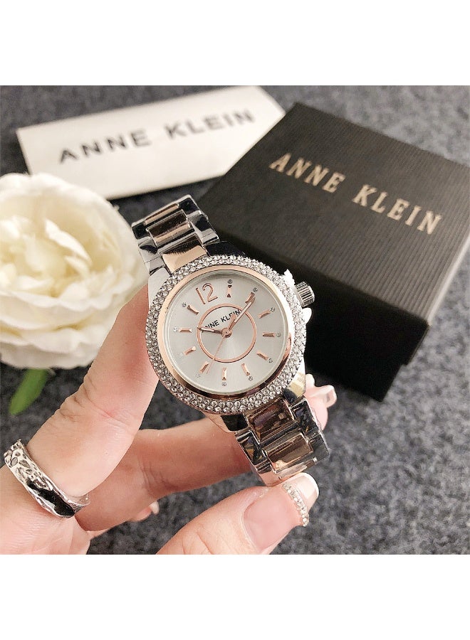 Anne Klein Women's Fashion Watch with Stainless Steel Strap - Image 1