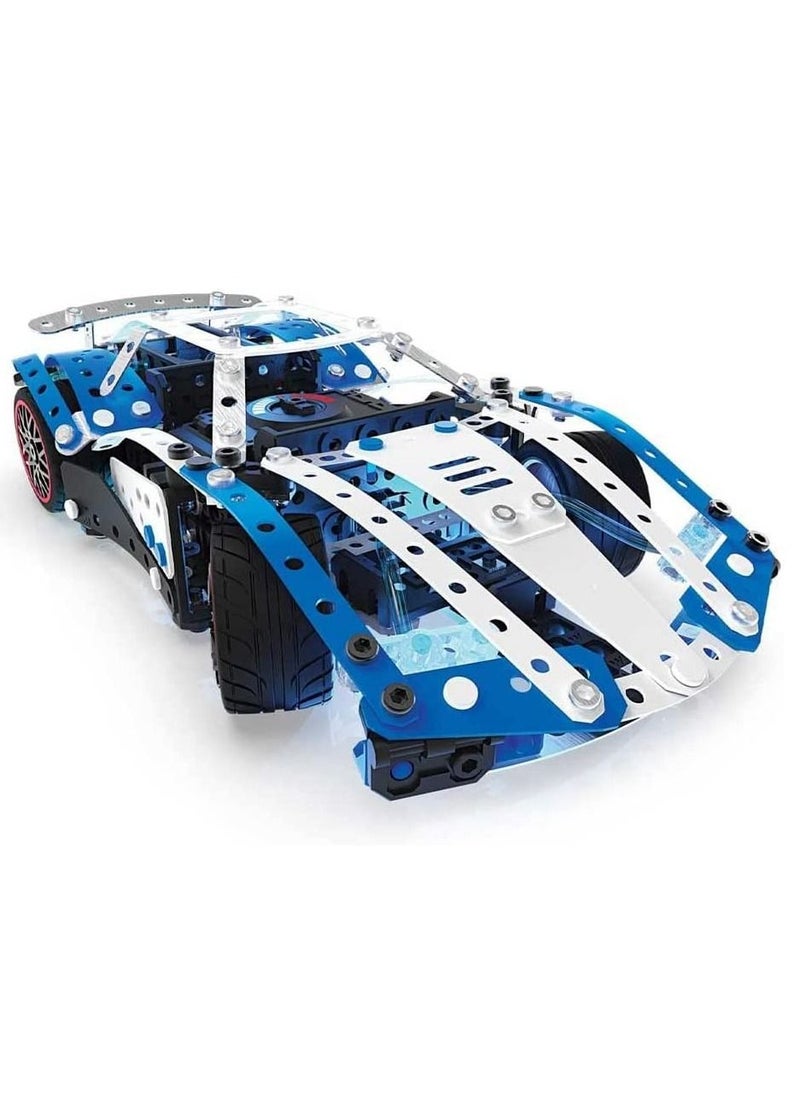 Meccano - 27 In 1 Super Car Vehicle Building Kit With Motorized Case 21203 and Tools Included - Image 1