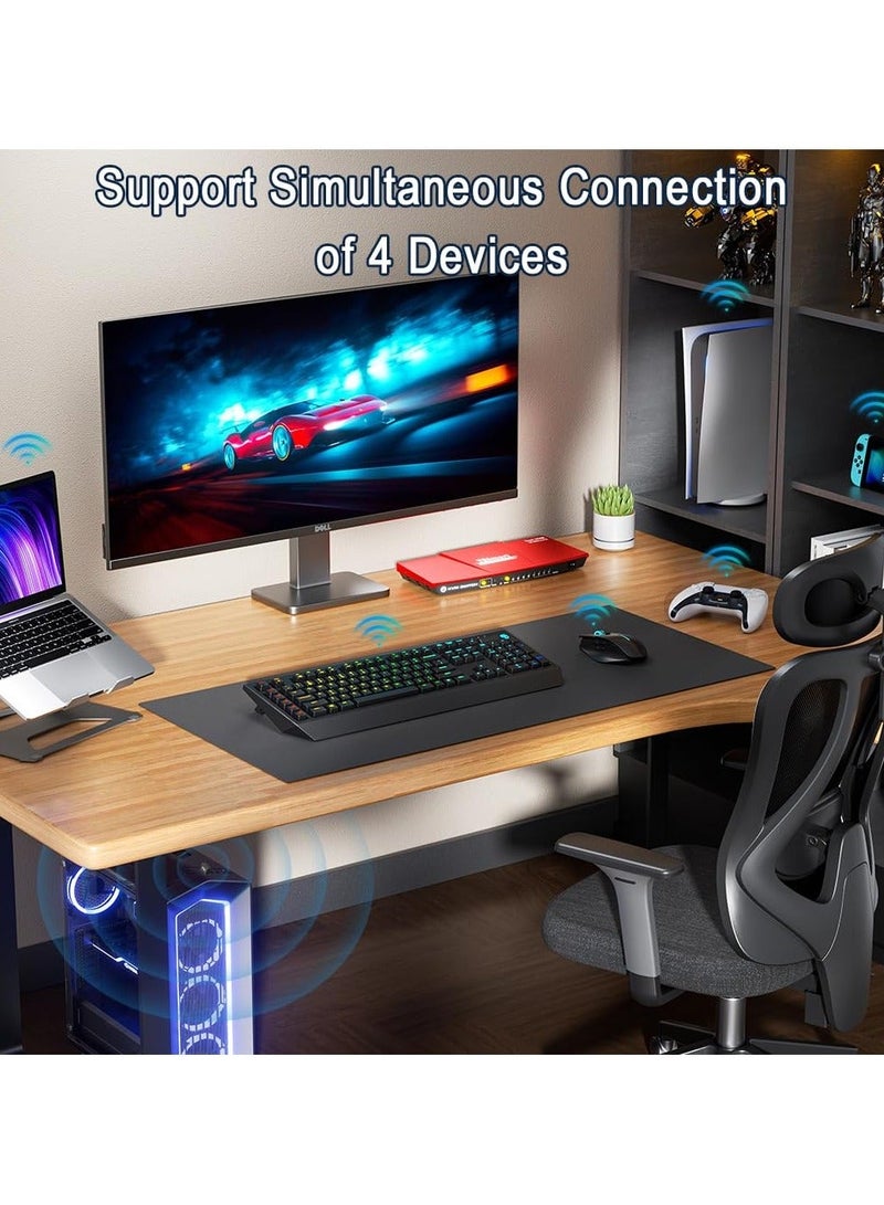ياكيتر محول بلوتوث USB 5.4، عصا بلوتوث لجهاز الكمبيوتر المحمول، دونجل EDR USB بلوتوث متوافق مع ويندوز 11/10/8.1/7 (بلوتوث 5.4) - Image 4
