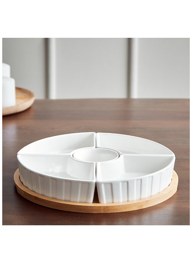 Home Box طقم تقديم مكون من 6 قطع سوبرم 29.1 x 5.5 x 29.1 سم  - Image 1