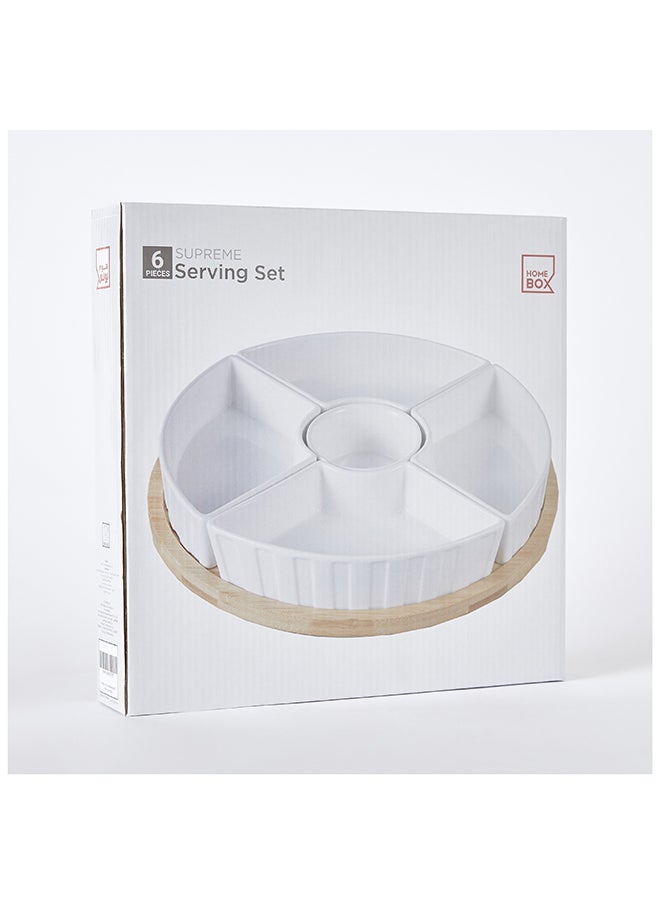 Home Box طقم تقديم مكون من 6 قطع سوبرم 29.1 x 5.5 x 29.1 سم  - Image 5