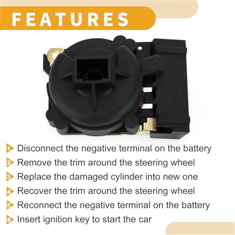 DEMULAX Ignition Starter Switch for Jeep Liberty 2002-2007 - Image 2