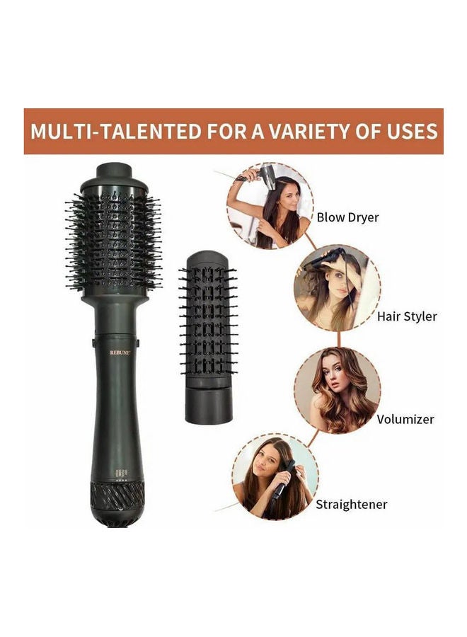 REBUNE Hair Style One Step Volumizer Hair Dryer And Hot Air Brush Black - Image 3