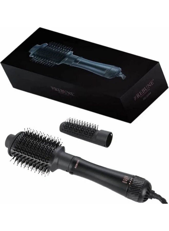 REBUNE Hair Style One Step Volumizer Hair Dryer And Hot Air Brush Black - Image 1