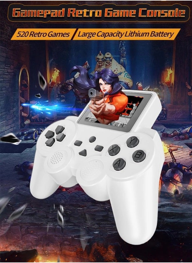 ShebSheb - 520-in-1 Retro Handheld Game Console,Portable Handheld Gaming Console,Classic Video Games with AV TV Out for Kids - Image 1