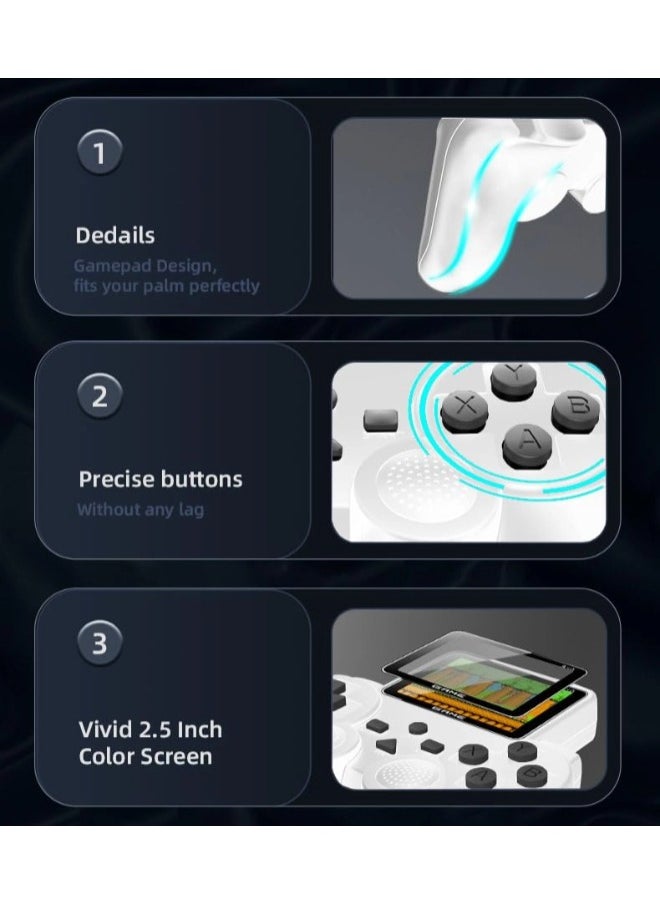 ShebSheb - 520-in-1 Retro Handheld Game Console,Portable Handheld Gaming Console,Classic Video Games with AV TV Out for Kids - Image 1