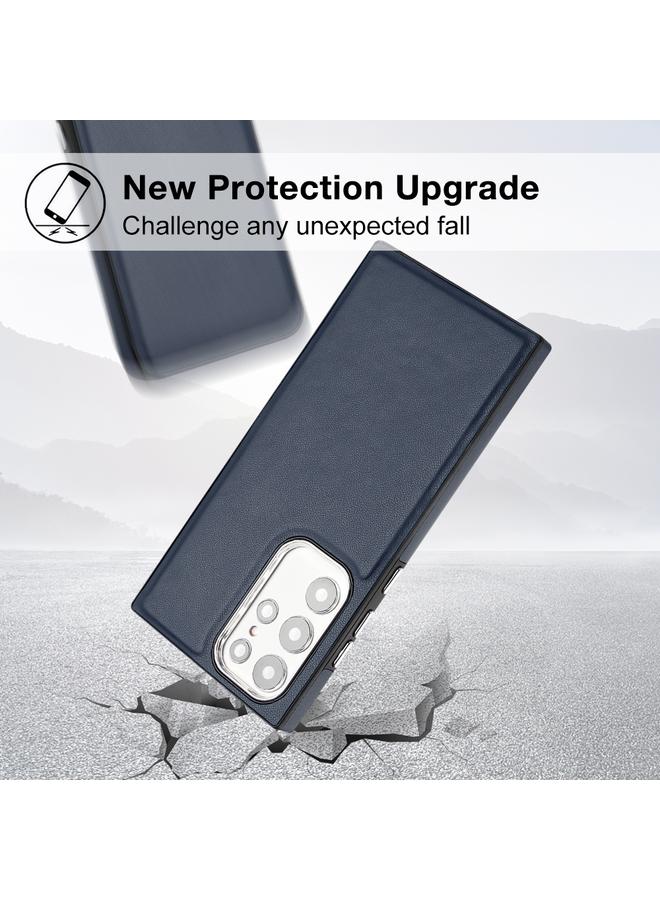 S-TOP Case For Samsung Galaxy S22 Ultra 5G Leather Texture Full Coverage Phone Case - Image 3