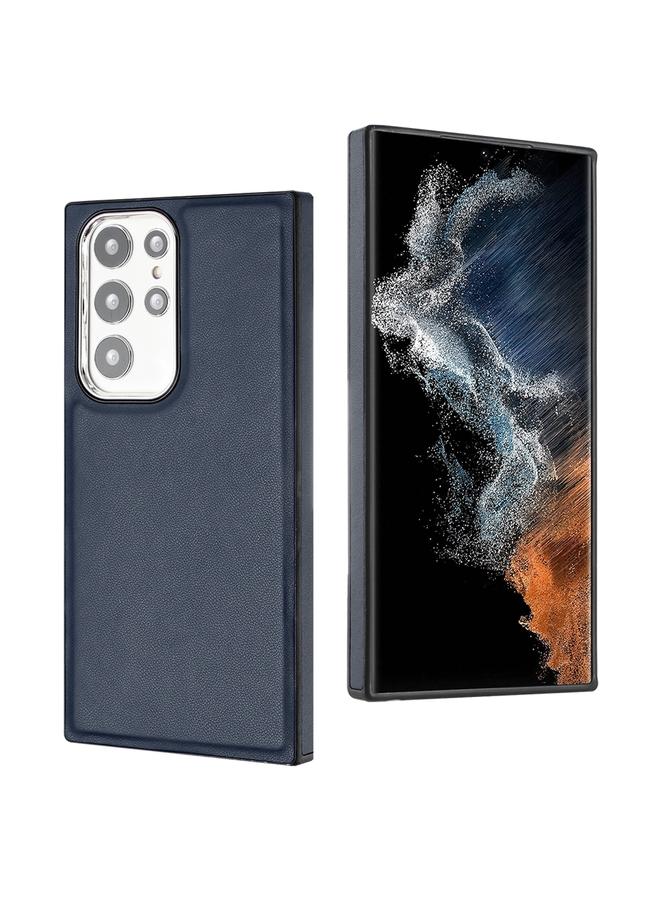 S-TOP Case For Samsung Galaxy S22 Ultra 5G Leather Texture Full Coverage Phone Case - Image 2