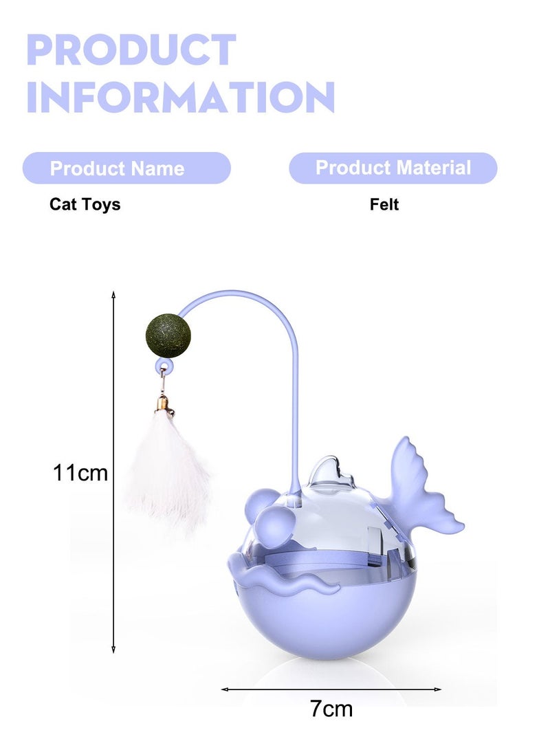 Kidle Whale Cat Toy Electric Cat Self-entertainment Levitating Ball Interactive Kitty Toys - Image 4