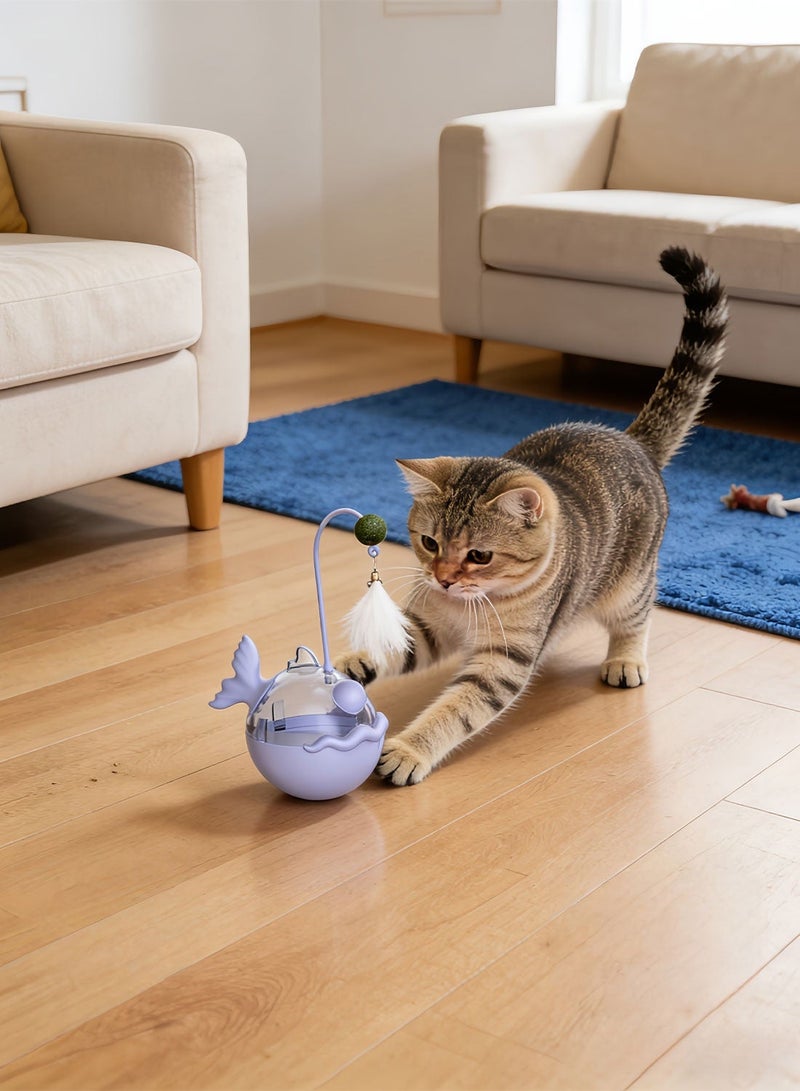 Kidle Whale Cat Toy Electric Cat Self-entertainment Levitating Ball Interactive Kitty Toys - Image 5