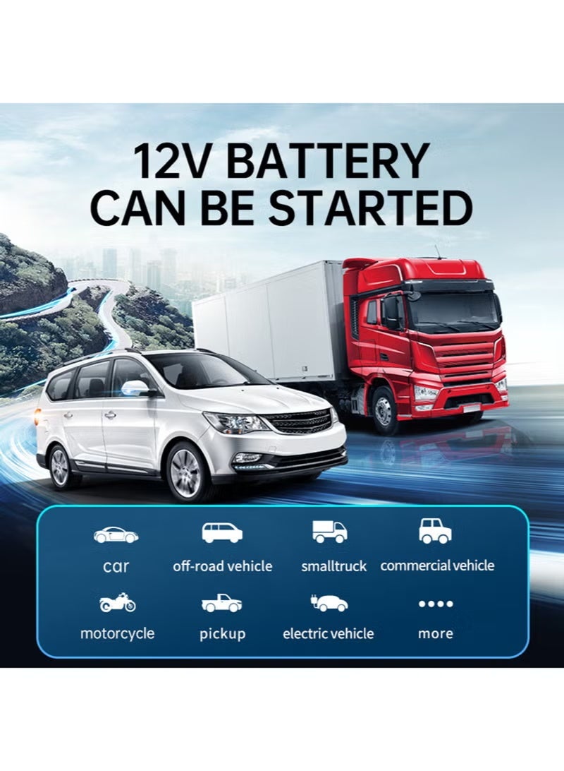 Classic 【60W Wireless Charger & QC3.0 Fast Charging】The 60W wireless charging function and large 8000mAh battery provide ample power to quickly charge your smartphones. The QC3.0 fast charging port charges compatible devices for up to 12 hours. - Image 5