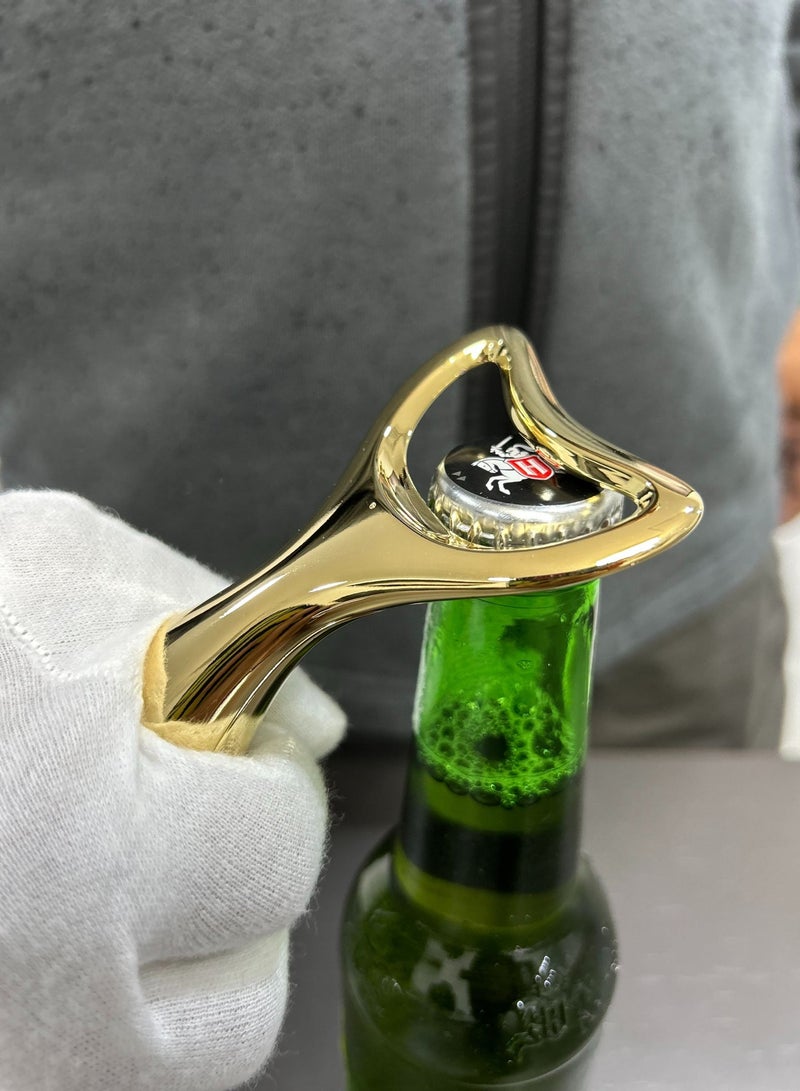 Bugatti Casa Bugatti Lino Bottle Opener - Gold - Image 3