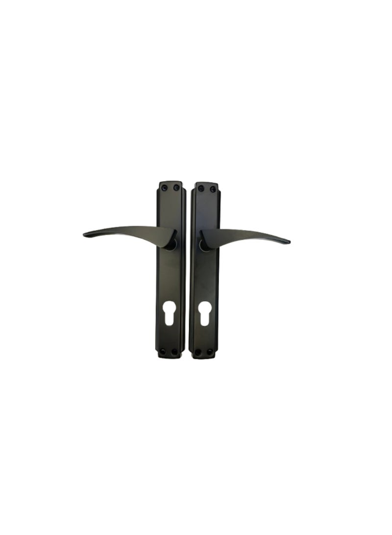 Sleek Black Door Handle Stylish & Strong Grip - Image 1