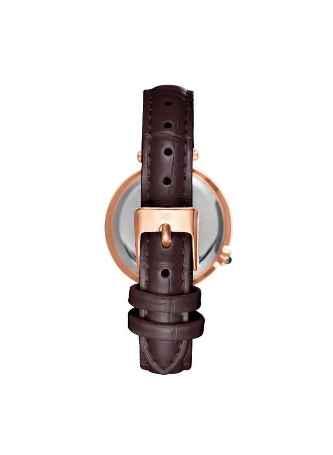 KENNETH SCOTT Women's Polyurethane Analog Watch K24510-RLDW - 32 mm