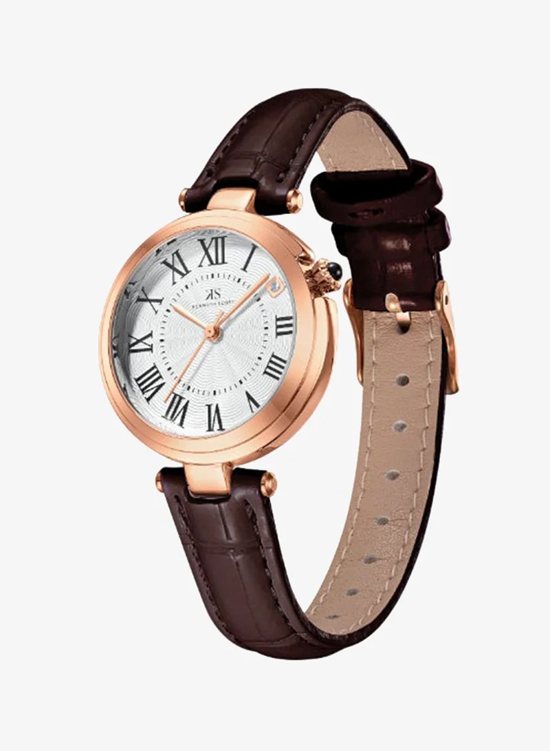 Kenneth Scott Women's Polyurethane Analog Watch K24510-RLDW - 32 mm