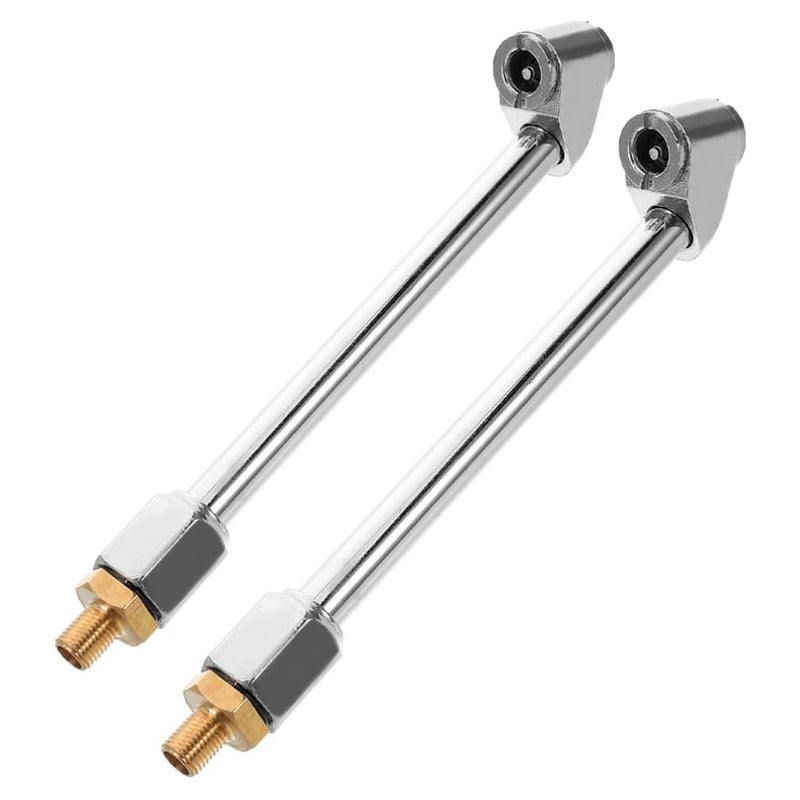 2Pcs Tire Inflation Nozzle Quick Connect Air Chuck Tire Valve Connector Car Motorcycle Air Compressor Accessory Efficient Inflation Tool - Image 2