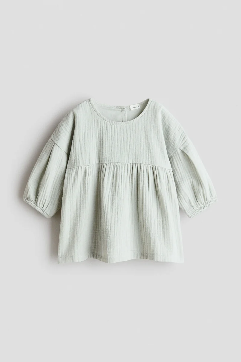 H&M Cotton muslin dress