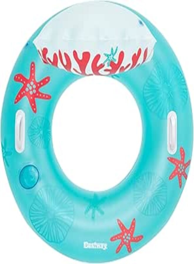 Bestway 42" x 44.5"/1.07m x 1.13m Coral Bliss Swim Tube