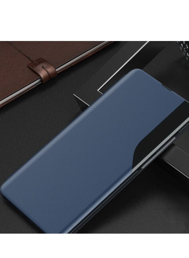 general Smart Flip Leather Phone case For Samsung NOTE 10PLUS Blue - Image 1