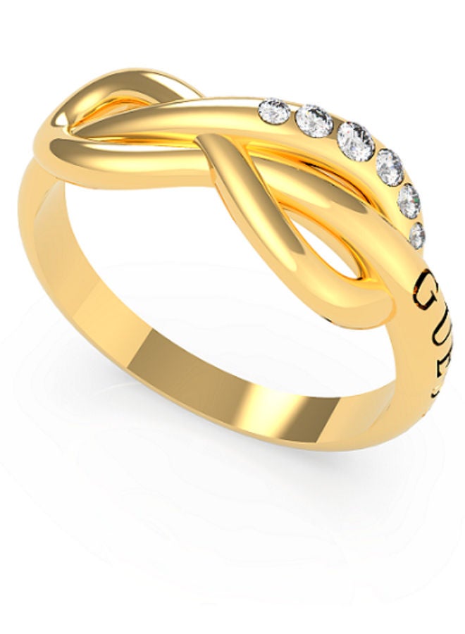GUESS Pave Infinity Symbol Ring
