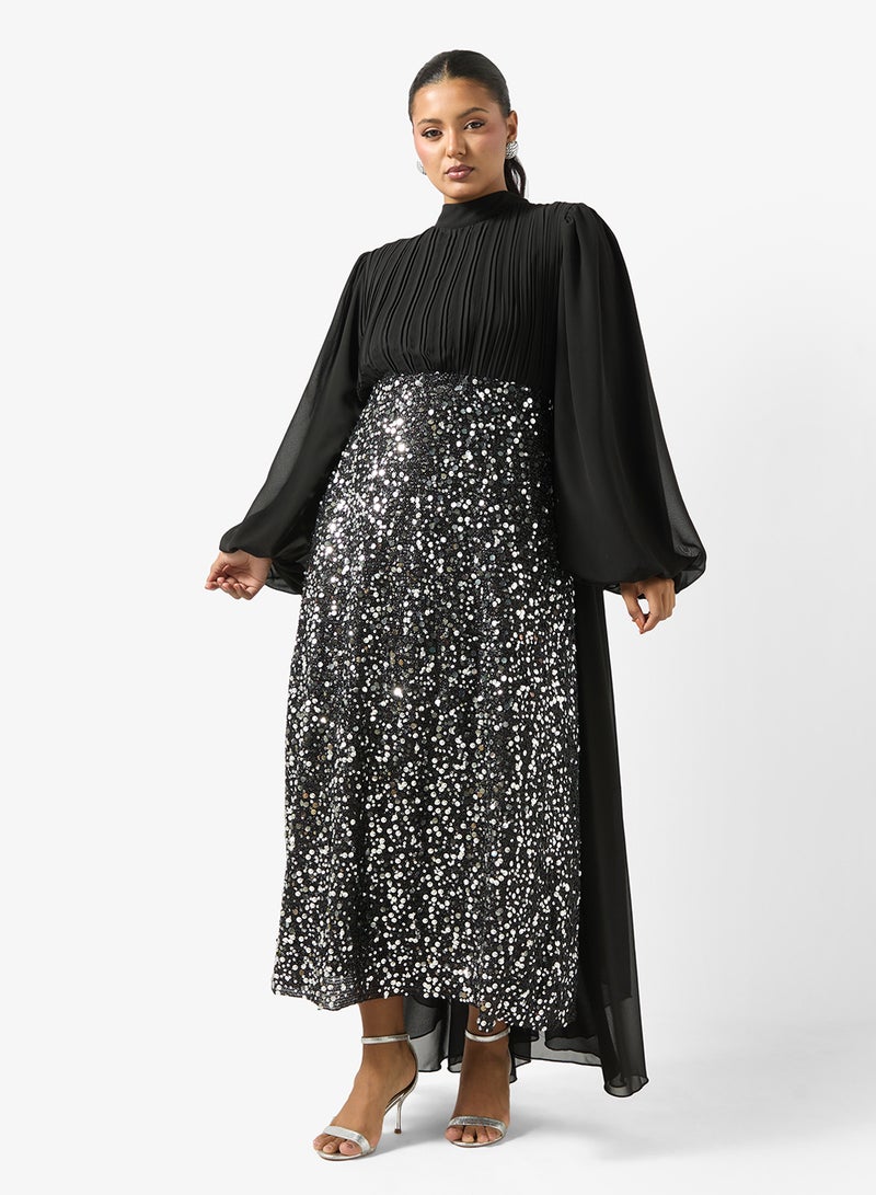 Khizana Plus size Shimmer Dress - Image 4