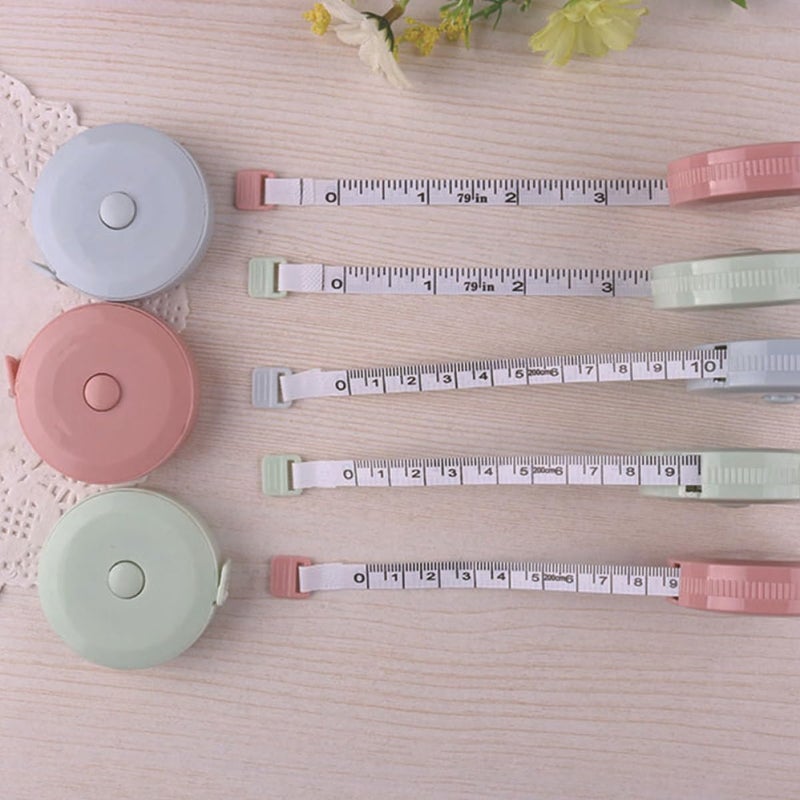3Pcs 2M Retractable Soft Tape Measure For Body Sewing And Clothing Measurement - Image 5