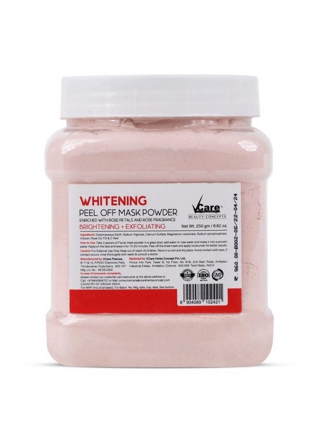 VCare - Jelly Whitening Tea Peel Off Mask For Facials Skincare ;Face Mask Powder 250G Facial Skin Care Product For Women Smoothing Moisturizing Cleansing Refreshing Made In India - Image 1