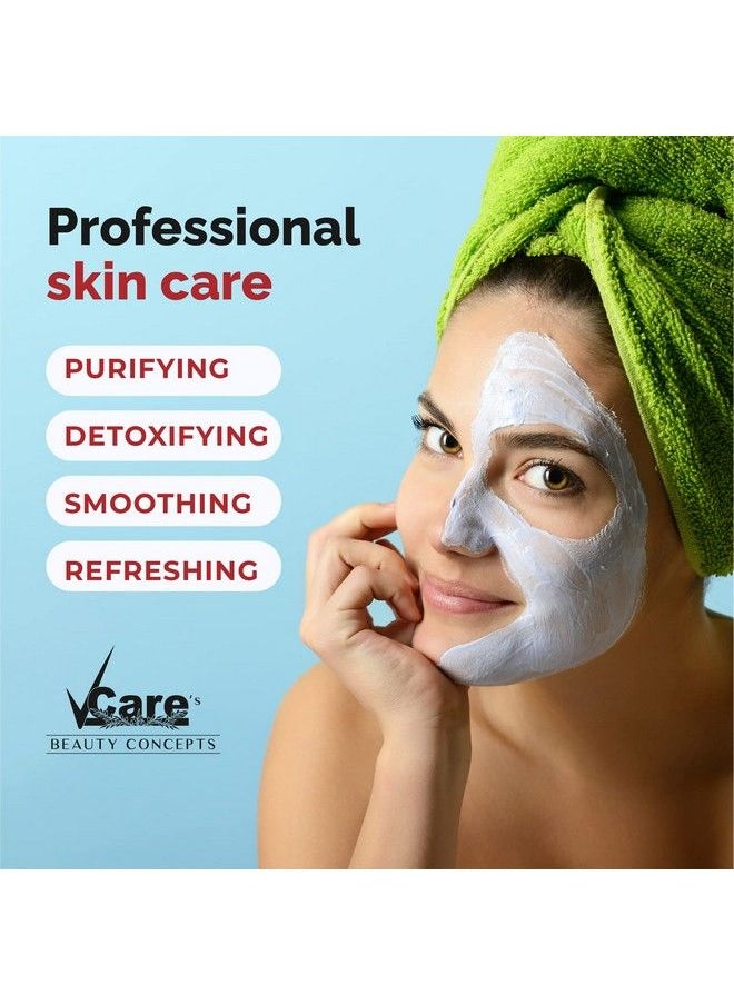 VCare - Jelly Whitening Tea Peel Off Mask For Facials Skincare ;Face Mask Powder 250G Facial Skin Care Product For Women Smoothing Moisturizing Cleansing Refreshing Made In India - Image 1