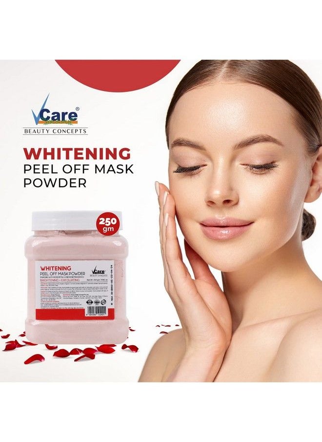 VCare - Jelly Whitening Tea Peel Off Mask For Facials Skincare ;Face Mask Powder 250G Facial Skin Care Product For Women Smoothing Moisturizing Cleansing Refreshing Made In India - Image 1