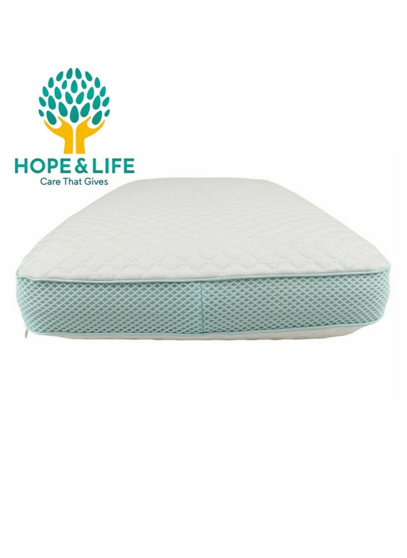 Hope And Life - Memory foam medical pillow for treating neck and shoulder pain, anti-microbial and anti-allergic - 60*40*13 cm - Image 1