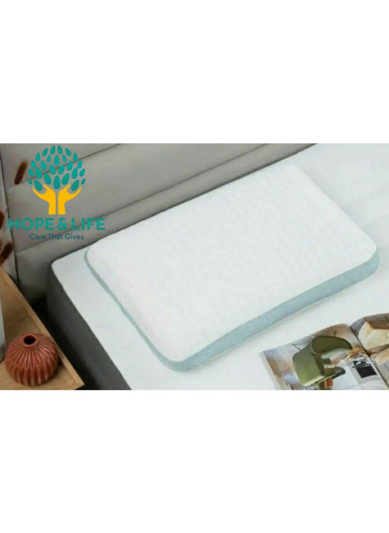 Hope And Life - Memory foam medical pillow for treating neck and shoulder pain, anti-microbial and anti-allergic - 60*40*13 cm - Image 1