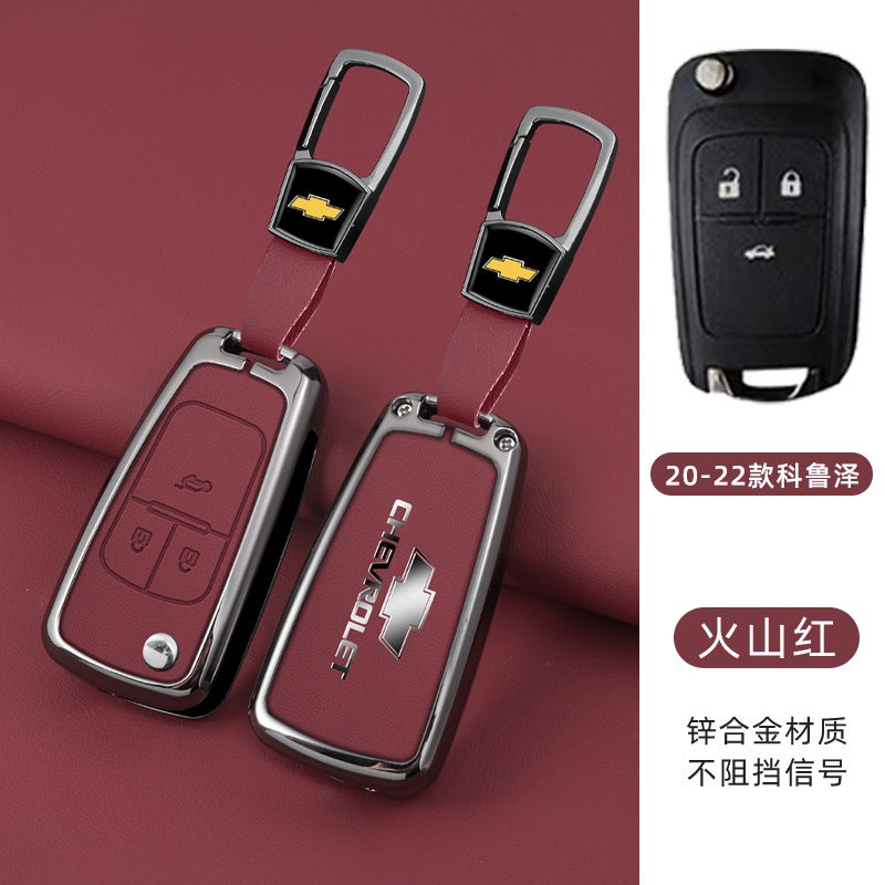 Chevrolet Zinc Alloy Remote Key Case Cover for Chevrolet (Cavalier, Cruze, Sail, Equinox, Orlando, Trax) - Image 1