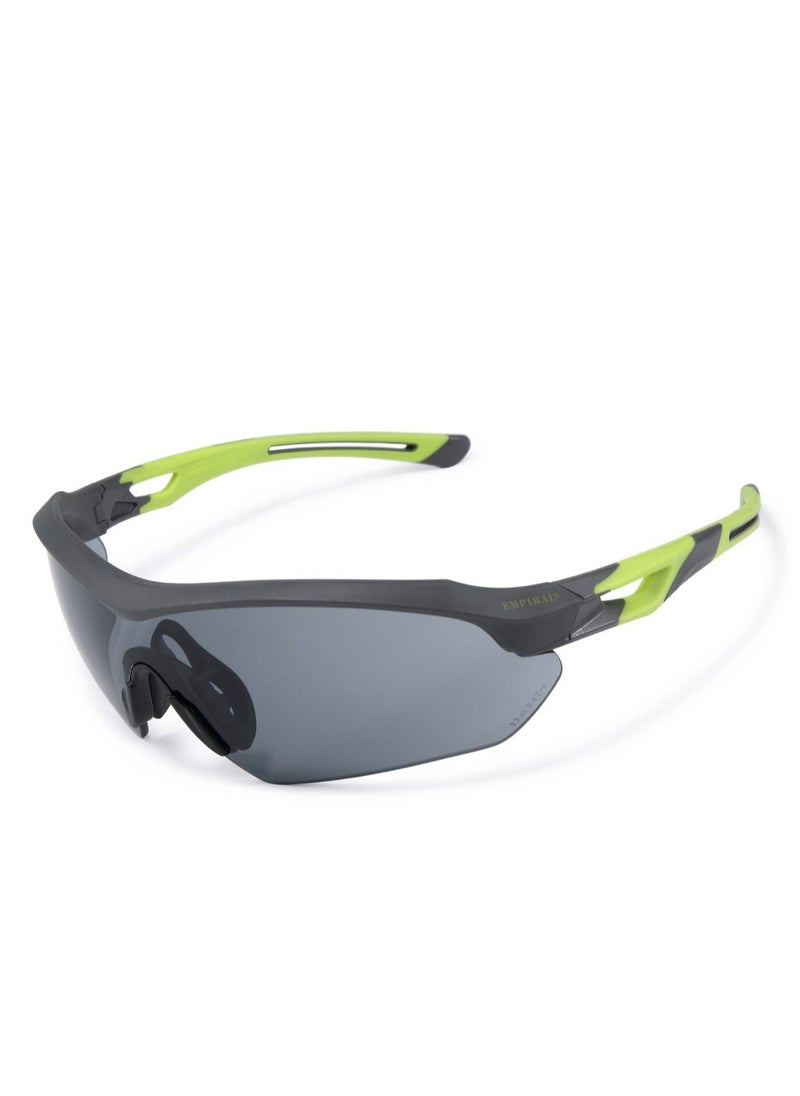 Empiral Elite Anti Scratch Safety Spectacles Dark Grey/Black/Green 
