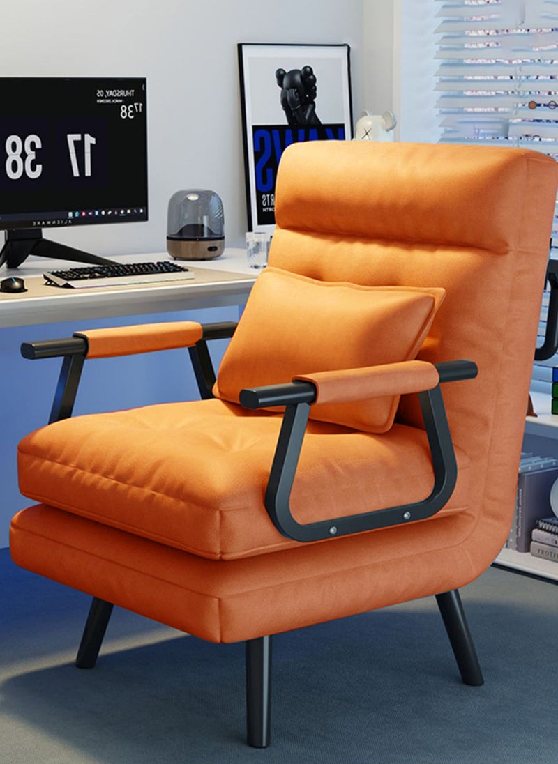 Sharpdo Folding Single Bed Recliner, Suitable for Living Room/Bedroom/Office/Outdoor Camping 65*65*97CM  - Image 1