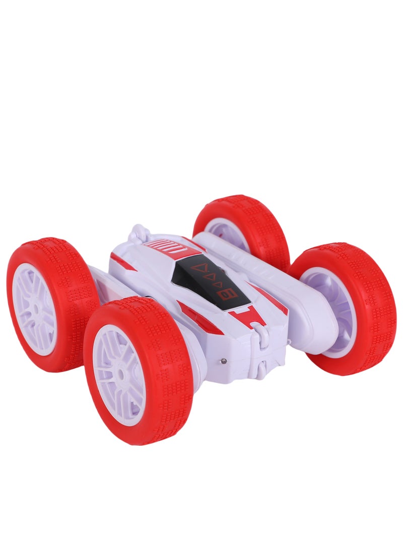 FUNFY Racing Stunt RC Toy Car | 4WD | 360° Rotation, Off-Road, Double-Side Drive | Anti-Slip Vacuum Tires, Fog Spray, Rechargeable Battery  - Image 3