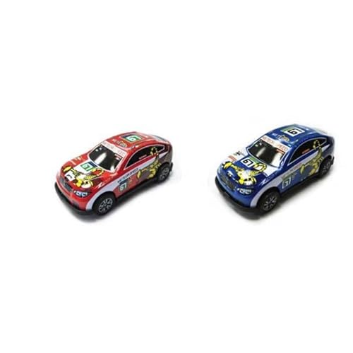 VRION® Collectible Die-Cast Model Caars 1:64 Scale Mini Metal Die Cast Car Push & Go Racing Cars Play Set for Cake Decorations Vehicles Car for Kids,Birthday Gifts (Assorted Colours)(Set of 2 Cars) - Image 1