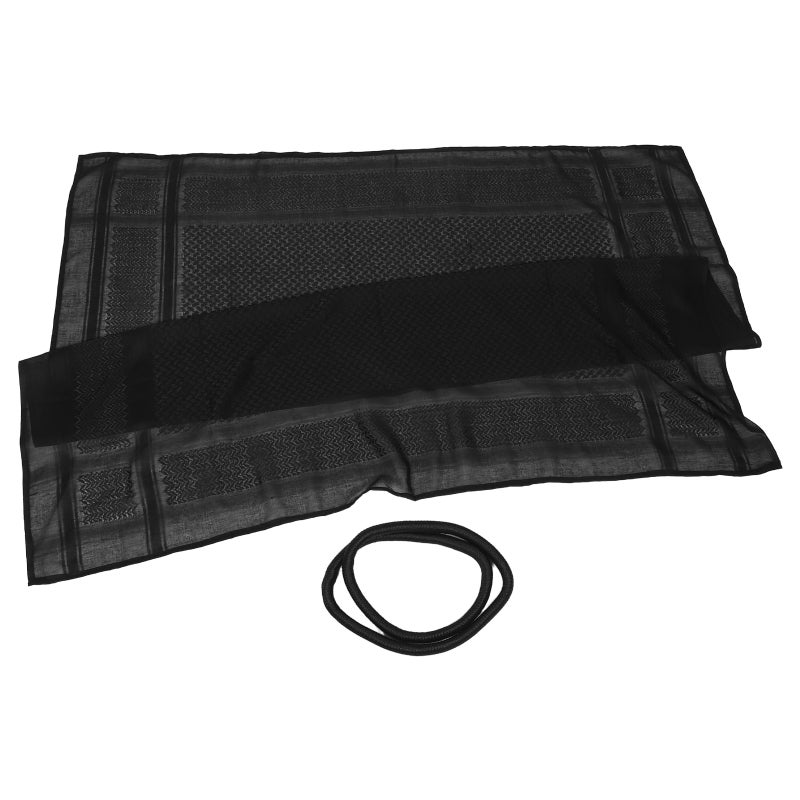 1 Set Dubai Arab Men Headscarf: Comfortable Breathable Muslim Headwear for Desert Climate Cultural Respect - Daily Wear Headwear - Image 5