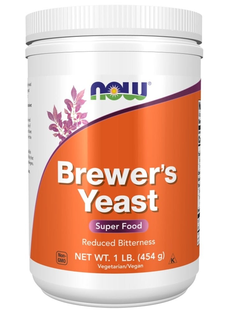 now Brewers Yeast Super Food Rich Source Protein B Vitamins Minerals 1lb