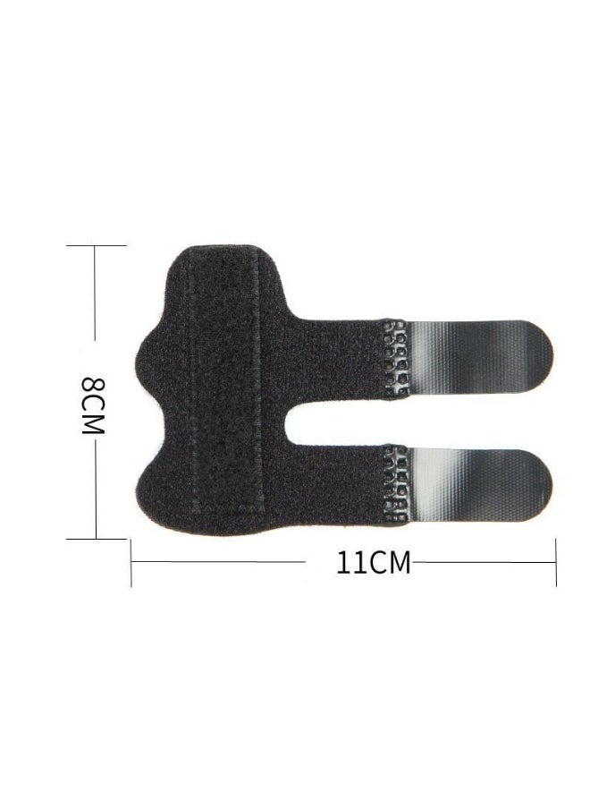 move 5-Piece Finger Splint Set Adjustable Trigger Bracket Knuckle Fixation Broken Finger Protector Broken Finger Straightening Arthritis Relief Pain Relief Black  - Image 5
