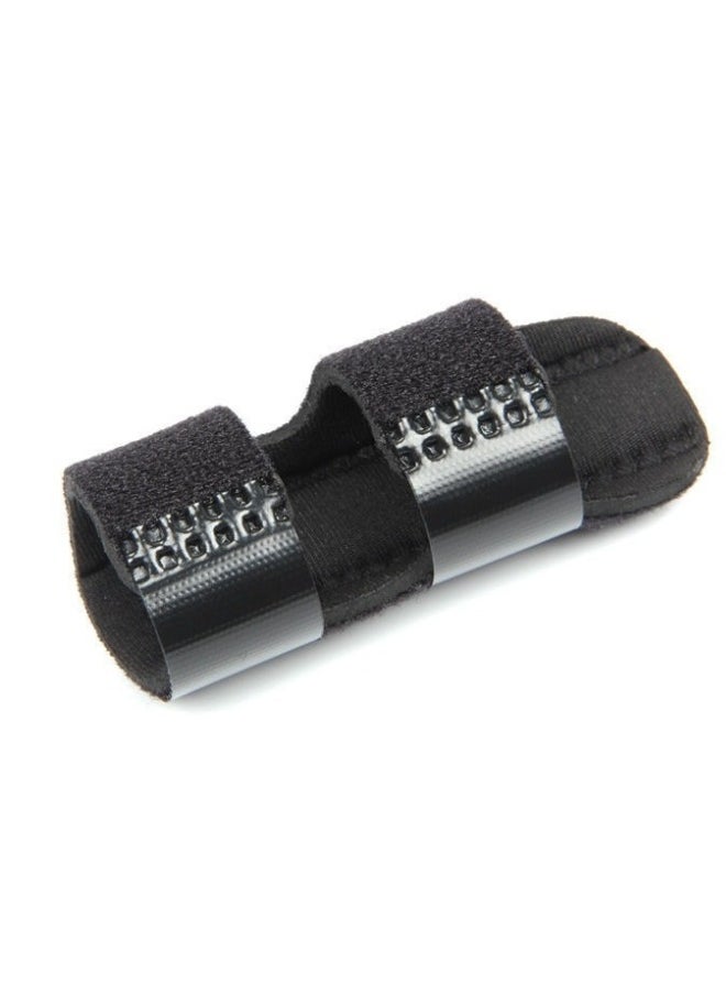 move 5-Piece Finger Splint Set Adjustable Trigger Bracket Knuckle Fixation Broken Finger Protector Broken Finger Straightening Arthritis Relief Pain Relief Black  - Image 2