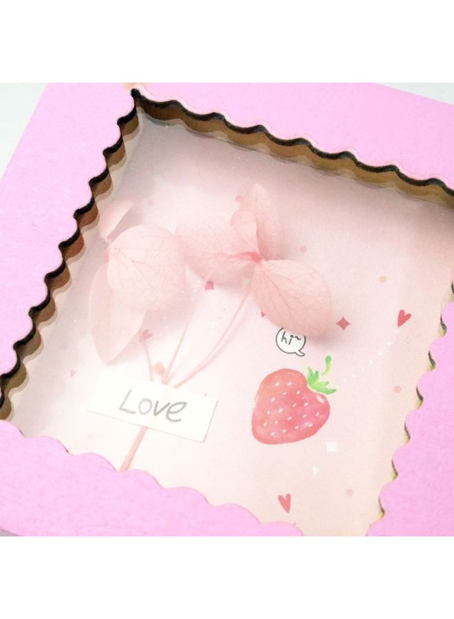 Small Dried Flower Wooden Music Box Cute Wooden Patch Music Box Student Creative Gift Birthday Gift Wholesale-Color:Section C  - Image 4