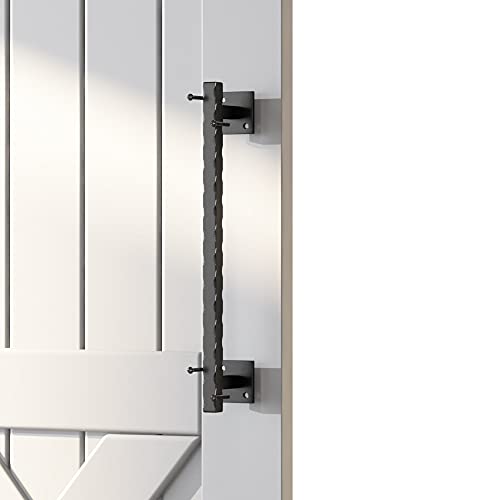 SKYSEN Sliding Barn Door Handle Pull Black for Sliding Barn Door 12" Black(684) - Image 3