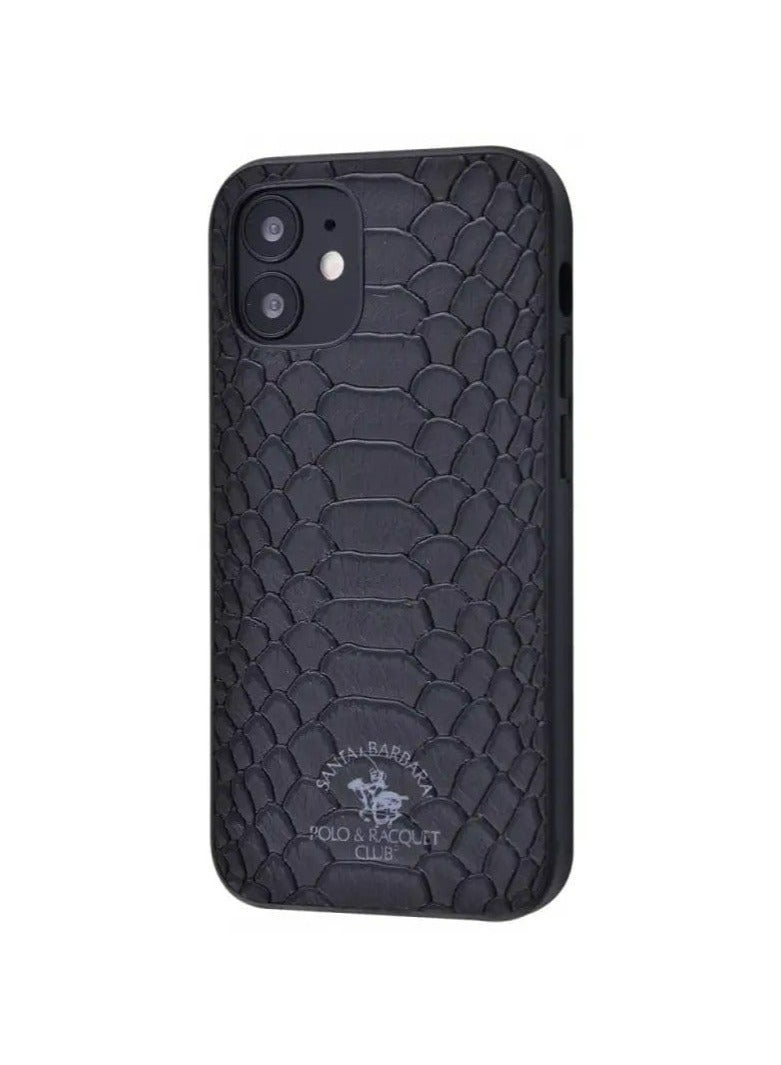 SANTA BARBARA POLO & RACQUET CLUB Knight Series Classic Business Design by Genuine Leather Phone Back Case and Cover for Apple iPhone Case for iPhone 15 Pro Max - Black  - Image 5