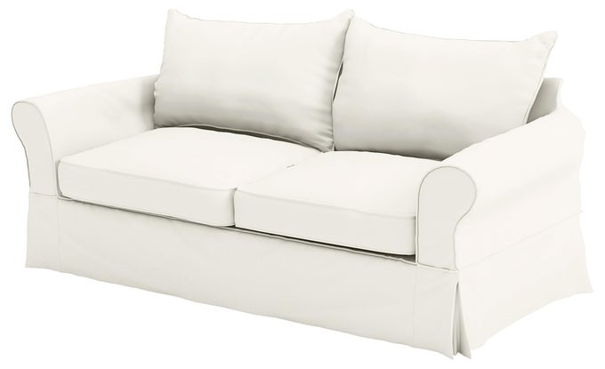 THE COTTON SOFA COVER WIDTH 81 85 NOT 92 FITS POTTERY BARN PB COMFORT ROLL ARM SOFA NOT GRAND SOFA A DURABLE SLIPCOVER REPLACEMENT BEIGE BOX EDGE