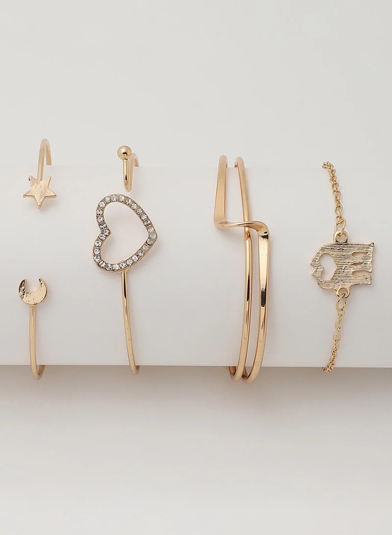 SOHI Casual Multi-Layer Artificial Bracelet Jewellery