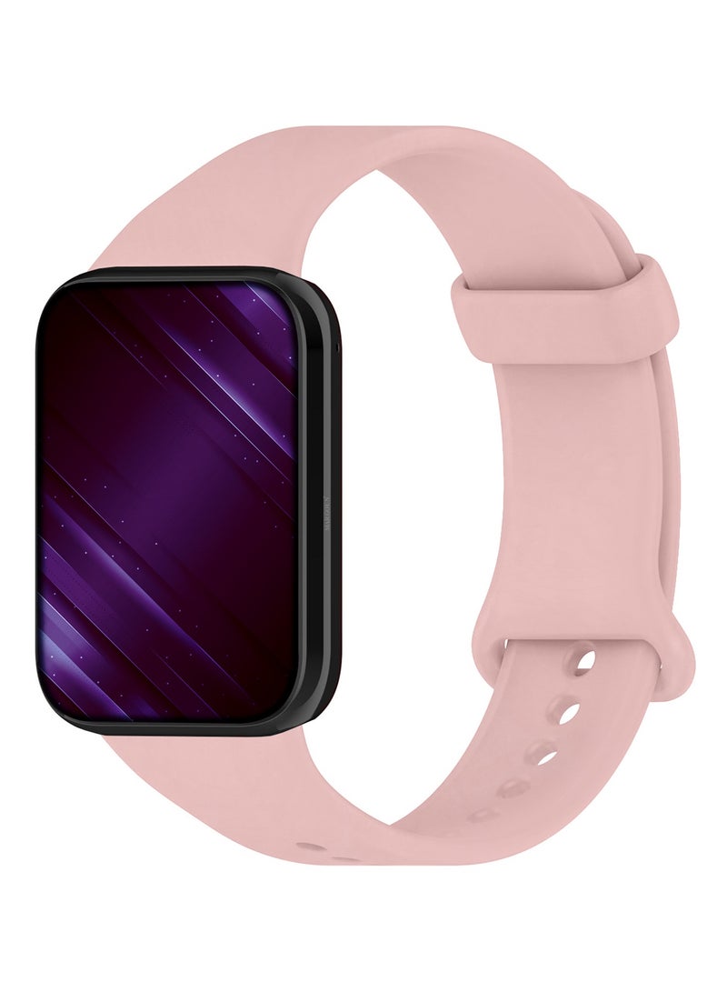 Classic Silicone Strap for Xiaomi Band 9 Pro Blush Pink